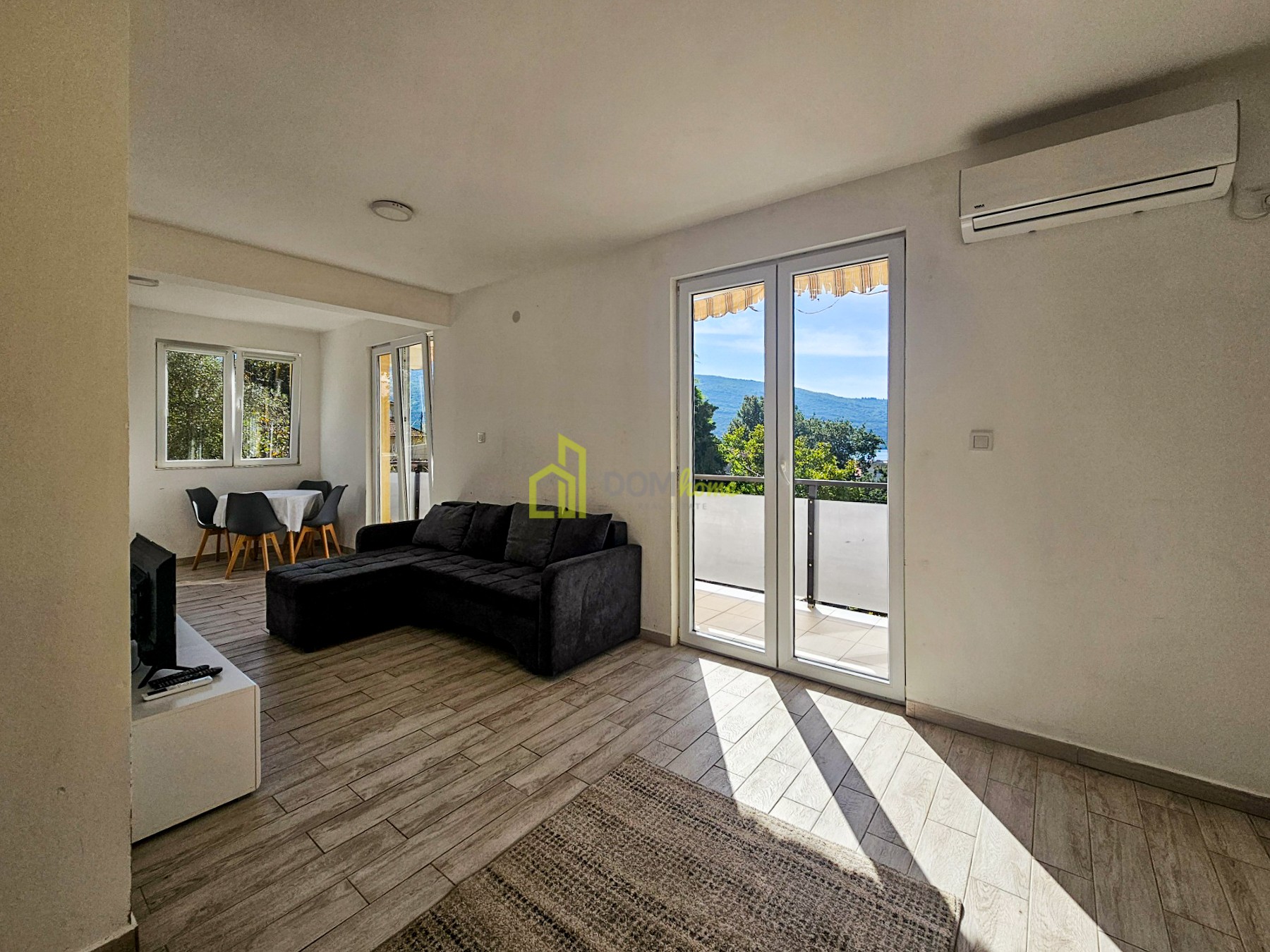 Tek yatak odalı daire 52m2, Kumbor